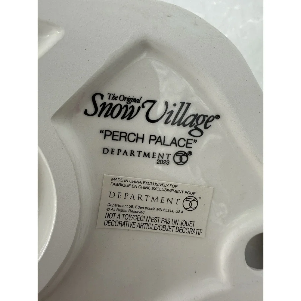 Dept 56 PERCH PALACE‎ Snow Village FISH SHACK 6011418 BRAND NEW 2023 Defect Read